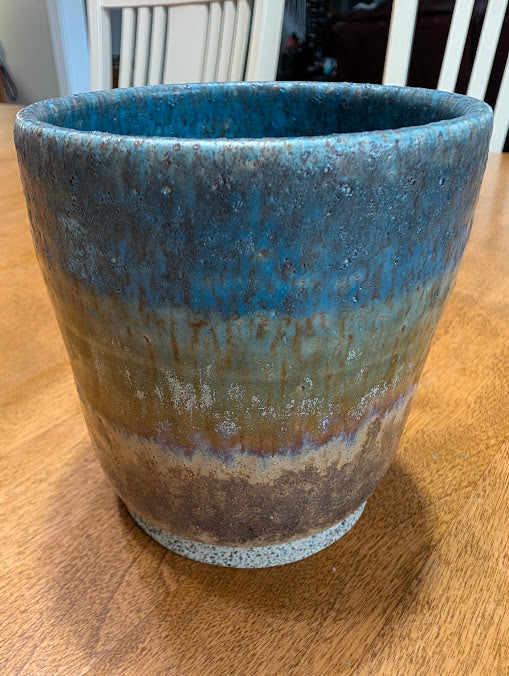Tall Rainbow Vase