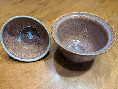 Calico Lidded Jar